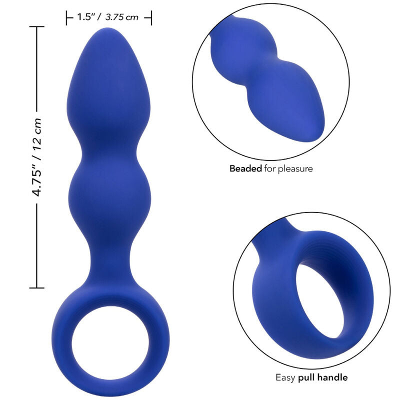 Calexotics Admiral Advanced Anal Plug Blue | Niks.fi verkkokauppa
