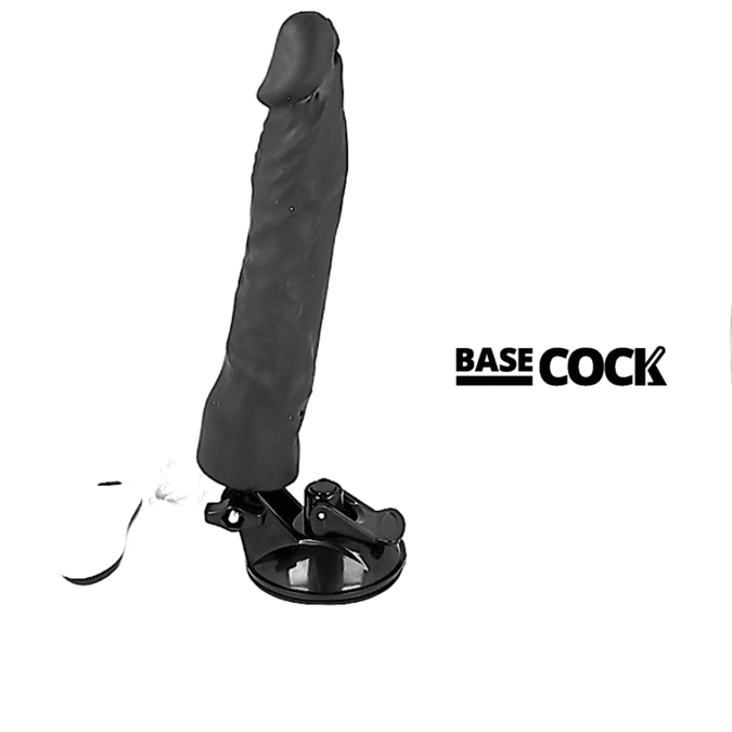 Basecock Realistic Vibrator Remote Control Black 21 Cm O- 4 Cm | Niks.fi verkkokauppa