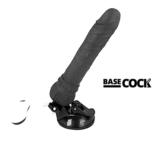 Basecock Realistic Vibrator Remote Control Black 19.5 Cm O- 4 Cm | Niks.fi verkkokauppa