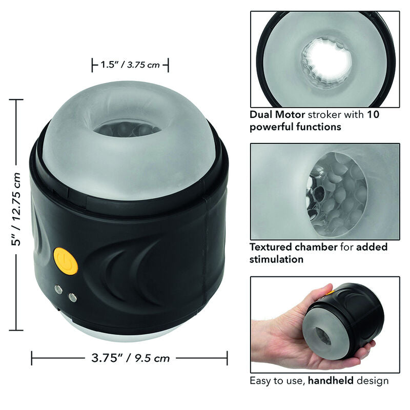 Calexotics Boundless Dual Motor Stroker | Niks.fi verkkokauppa