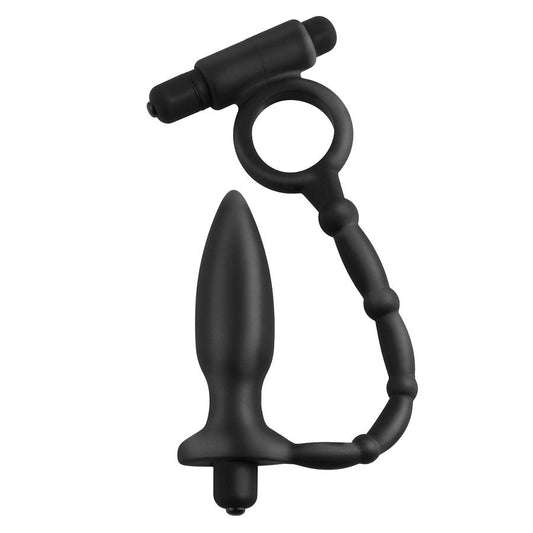 Anal Fantasy Mini Anal Stimulator With Ring And Vibrating Bullet | Niks.fi verkkokauppa