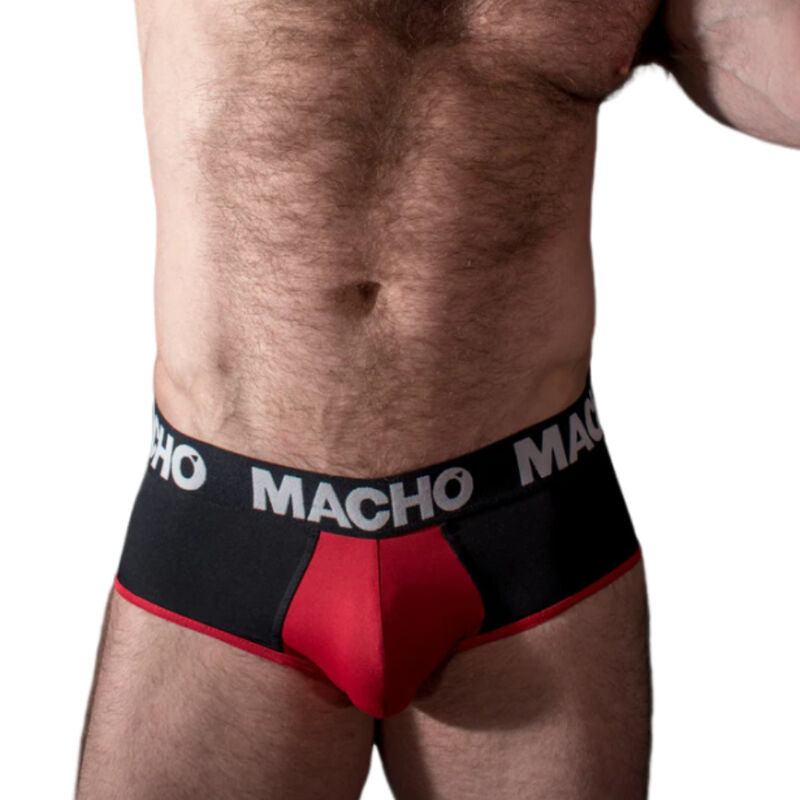 Macho Ms26N Slip Black/Red S | Niks.fi verkkokauppa