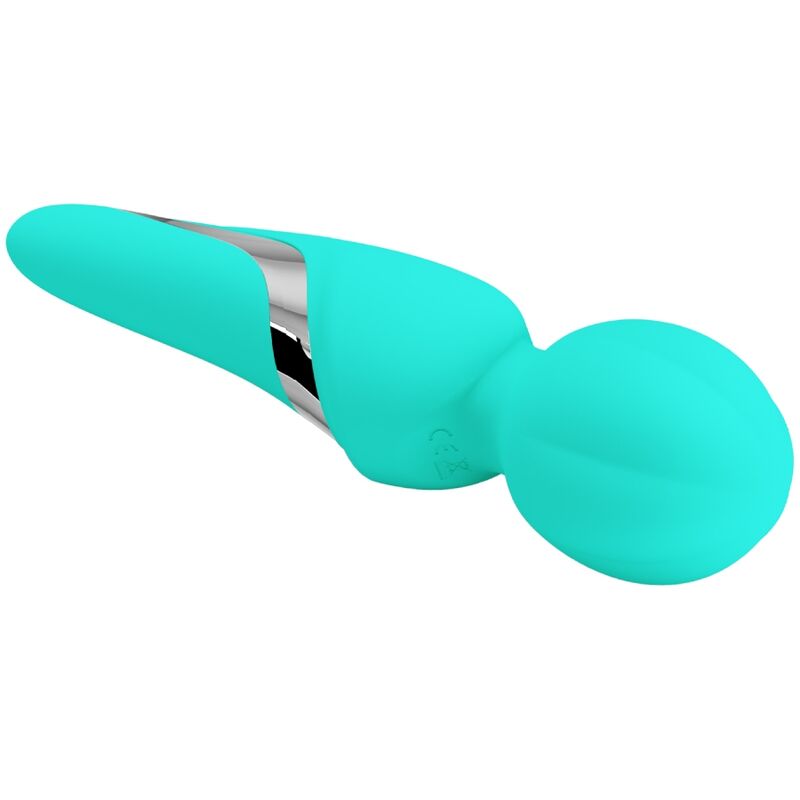 Pretty Love Walter Vibrator Wand Aqua Green | Niks.fi verkkokauppa