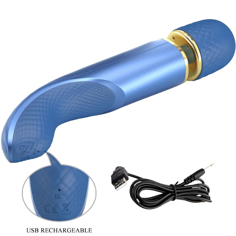 Pretty Love Massager 7 Vibration Modes Blue | Niks.fi verkkokauppa