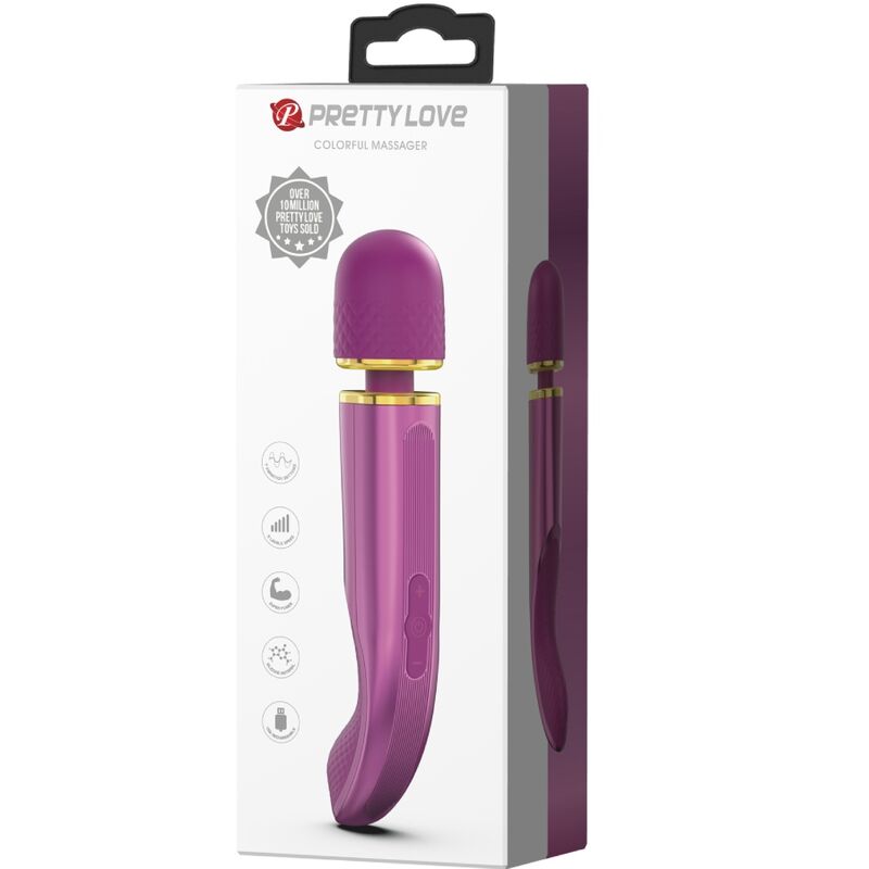 Pretty Love Massager 7 Vibration Modes Purple | Niks.fi verkkokauppa