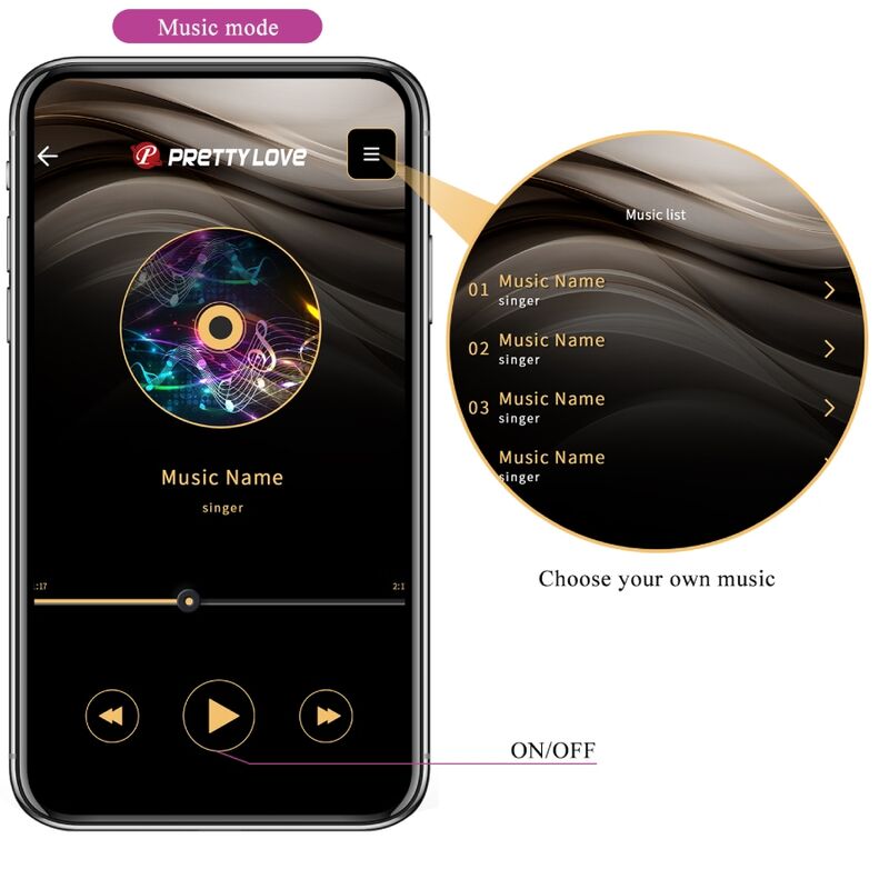 Pretty Love Catalina Vibrator App Remote Control Purple | Niks.fi verkkokauppa