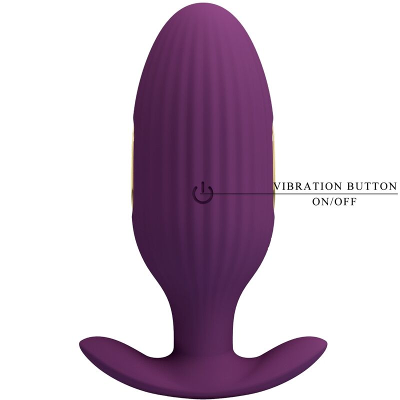 Pretty Love Jefferson App Controlled Anal Plug Purple | Niks.fi verkkokauppa