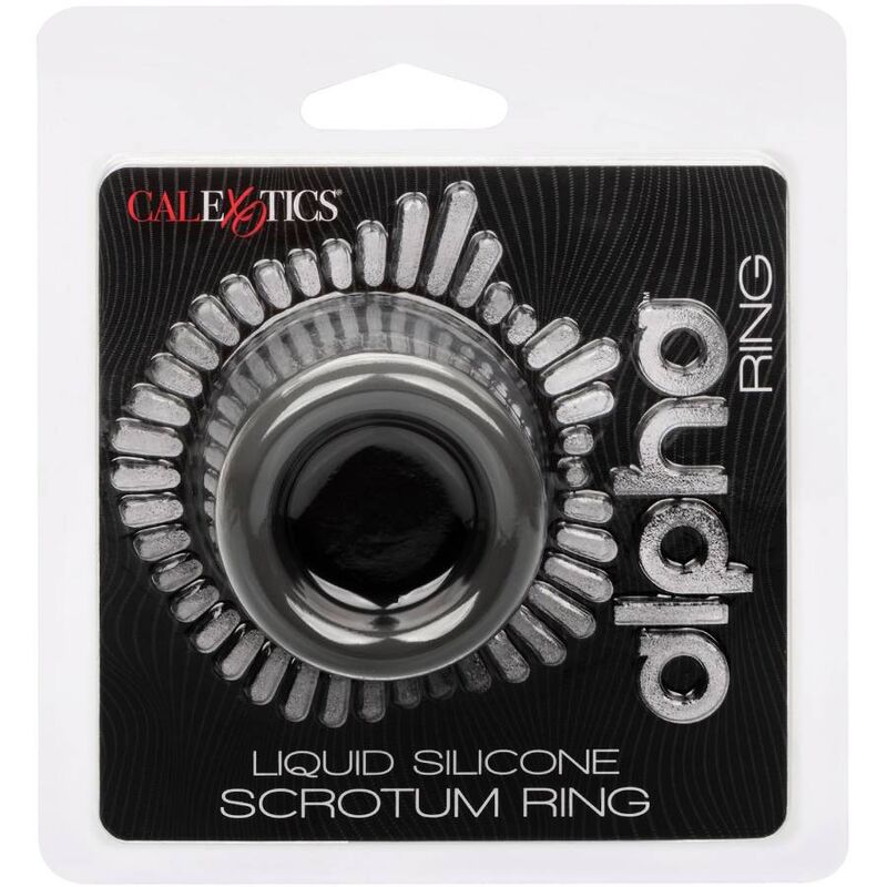 Calexotics Alpha Scrotum Stretching Ring Black | Niks.fi verkkokauppa