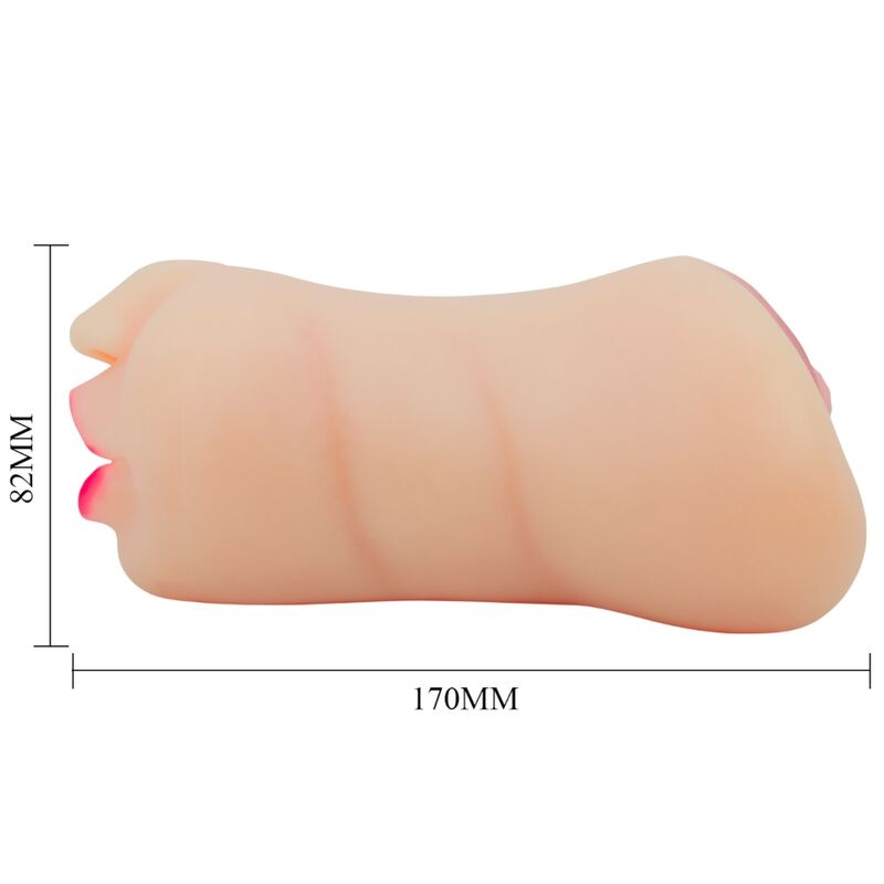 Crazy Bull Zoey Vagina-Shaped Mastubador Dual Entry | Niks.fi verkkokauppa