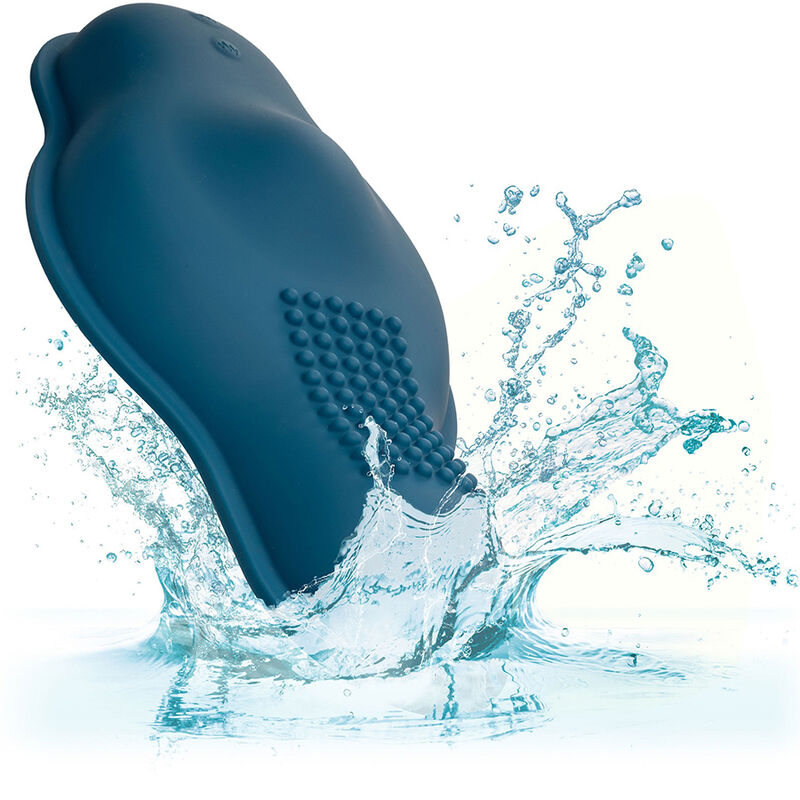 Calexotics Rider Massager Double Motor Remote Control Blue | Niks.fi verkkokauppa