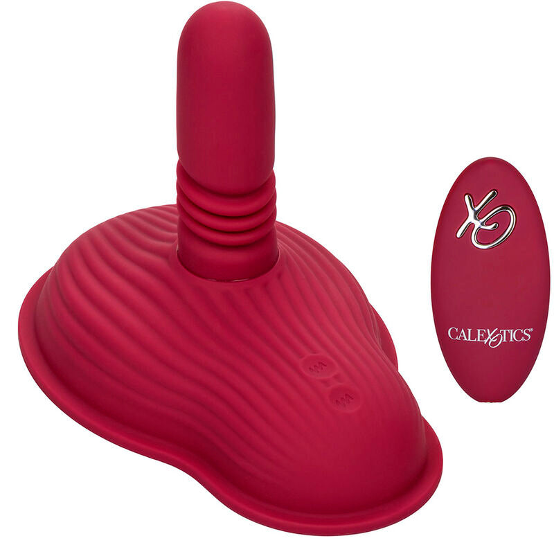 Calexotics Rider Massager Double Motor Remote Control Red | Niks.fi verkkokauppa