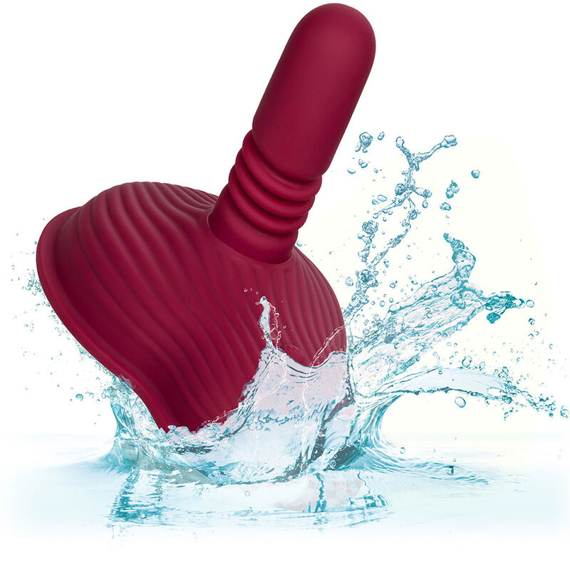 Calexotics Rider Massager Double Motor Remote Control Red | Niks.fi verkkokauppa