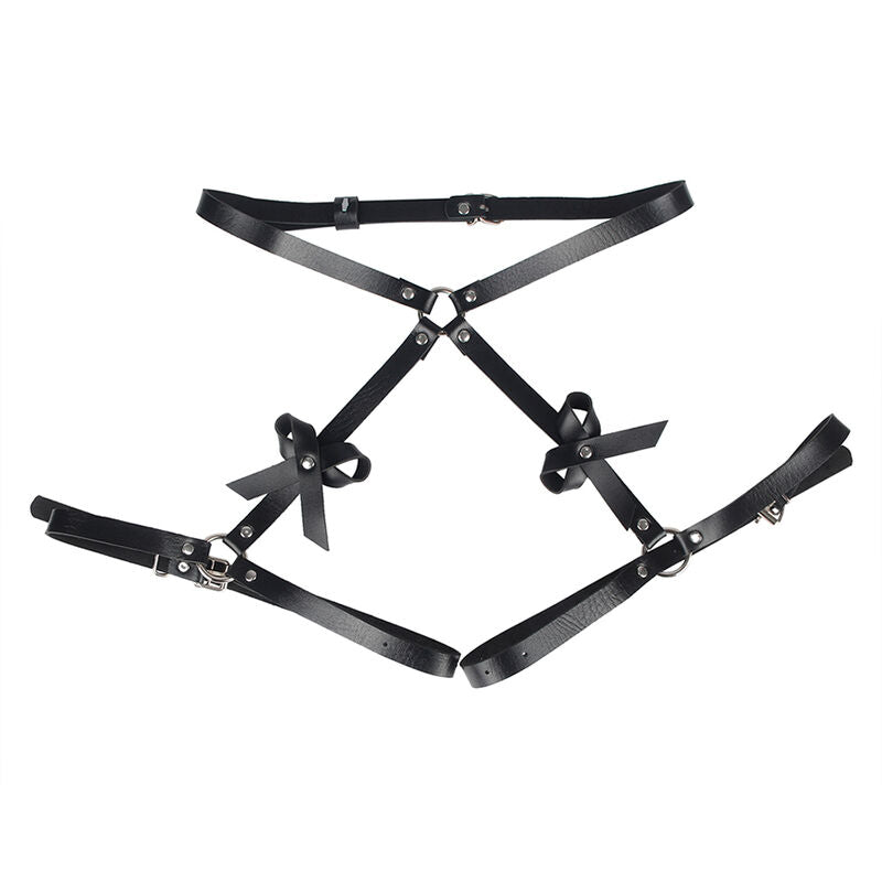 Subblime Leather Waist And Leg Harness Black One Size | Niks.fi verkkokauppa