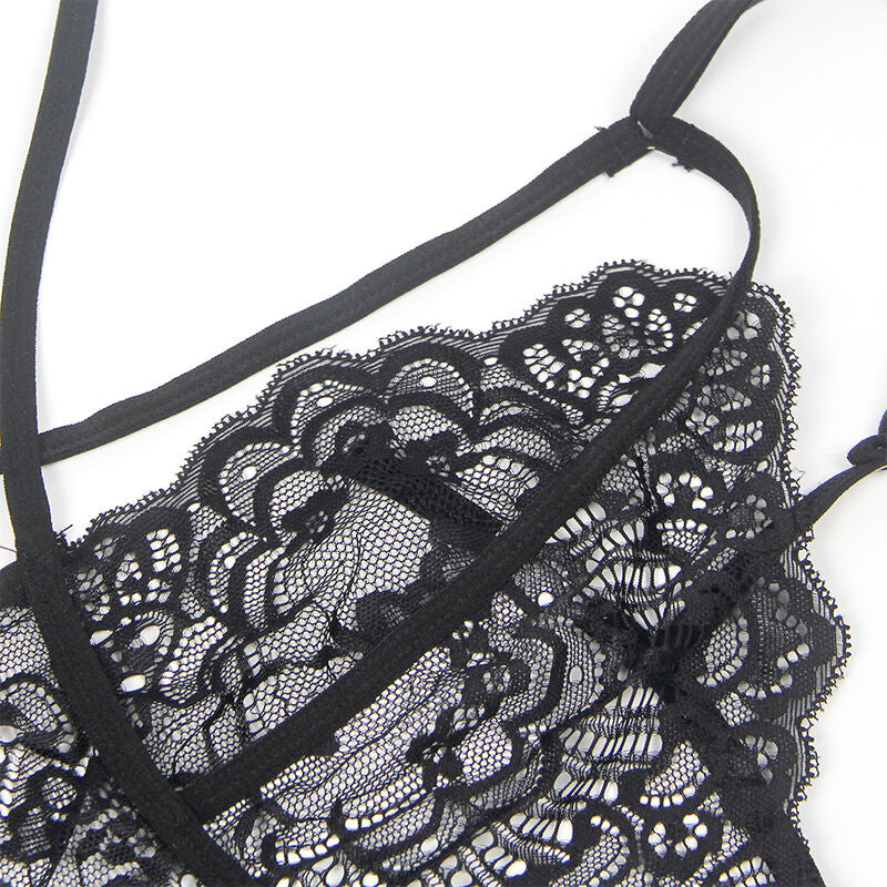 Subblime Lace Body Police Costume Black L/Xl | Niks.fi verkkokauppa
