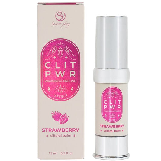 Secret Play Clit Pwr Strawberry Clitoris Balm | Niks.fi verkkokauppa