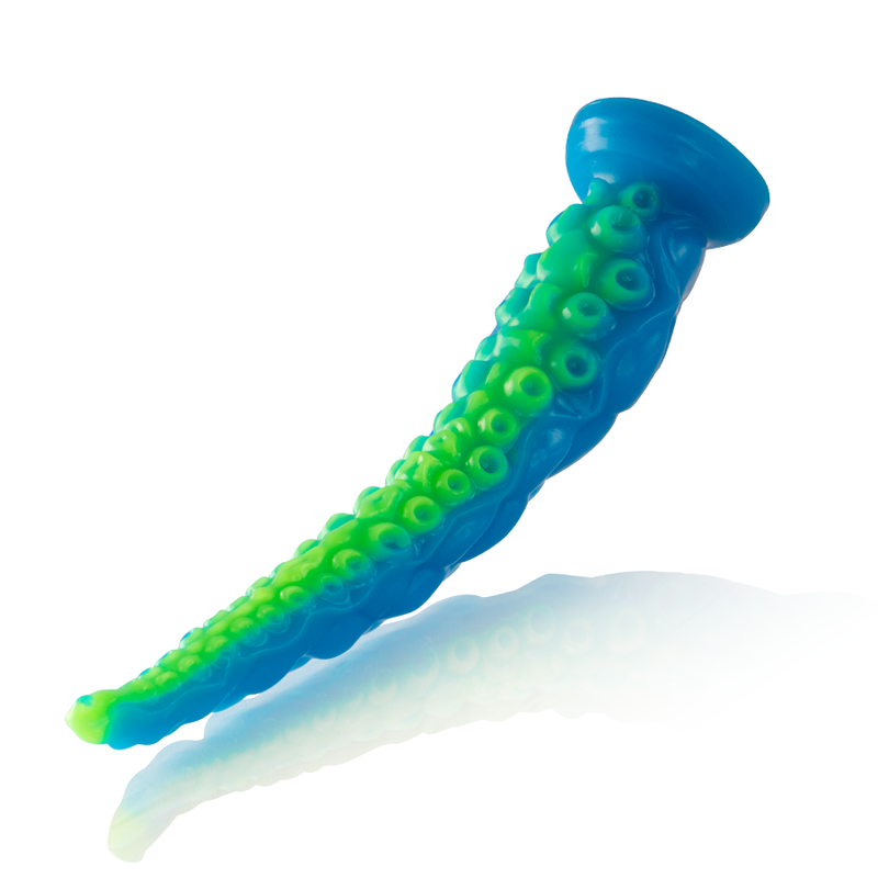Epic Scylla Fluorescent Thin Tentacle Dildo Small Size | Niks.fi verkkokauppa