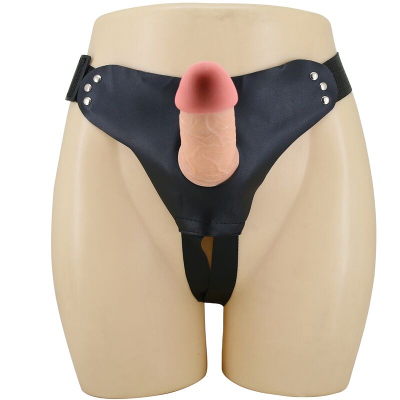 Mavis Harness Universal Briefs With Dildo 19 Cm Natural | Niks.fi verkkokauppa