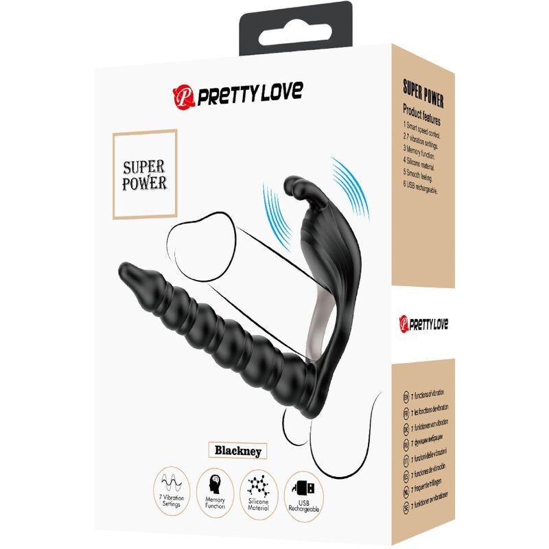 Blackney Penis Ring With Black Vibrator Plug | Niks.fi verkkokauppa