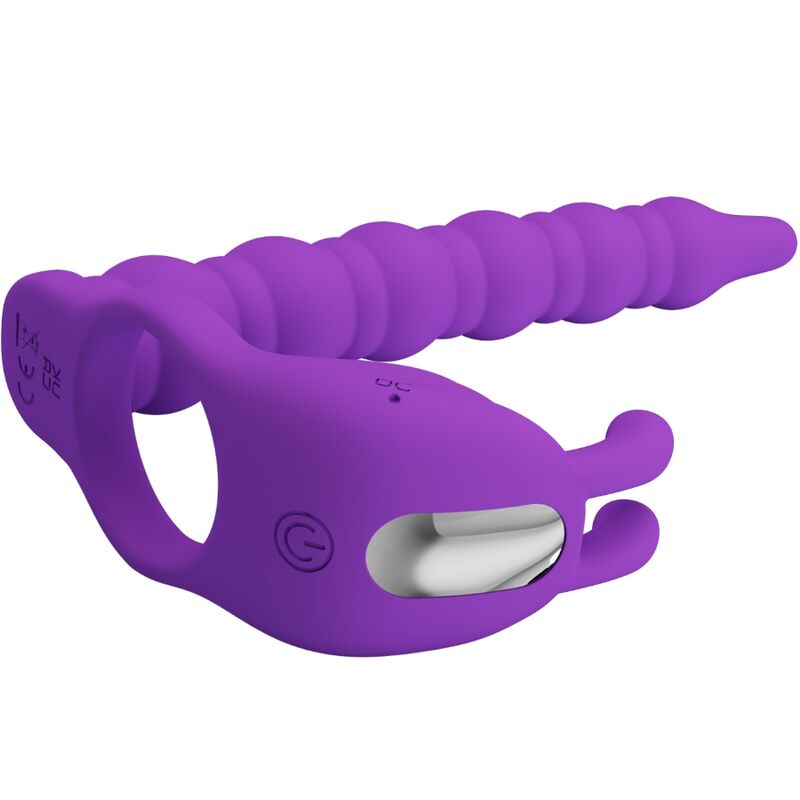 Blackney Penis Ring With Lila Vibrator Plug | Niks.fi verkkokauppa