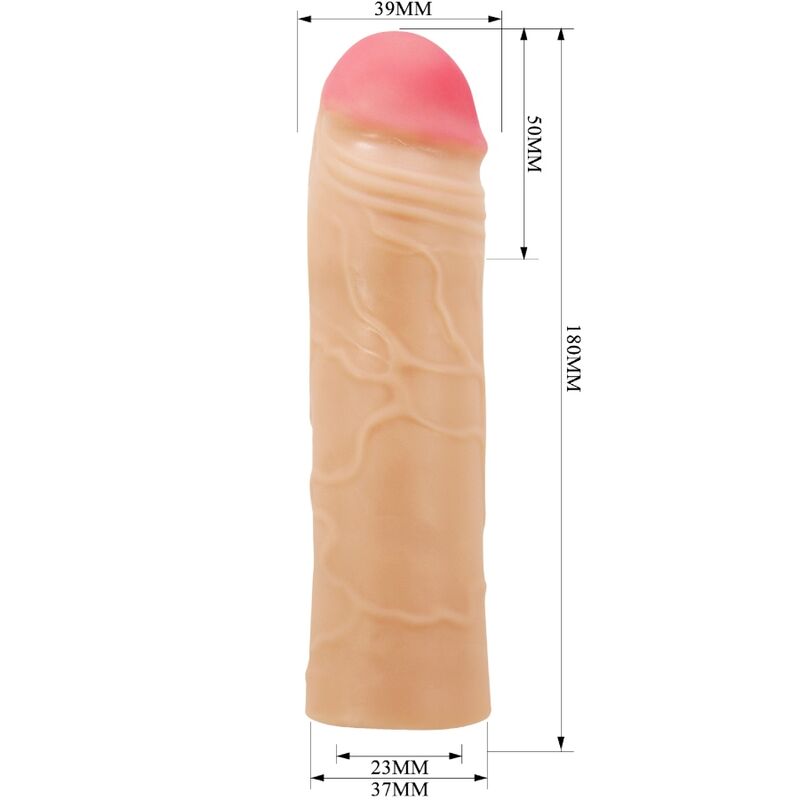 Pretty Lovechane Penis Extender Cover Flesh | Niks.fi verkkokauppa