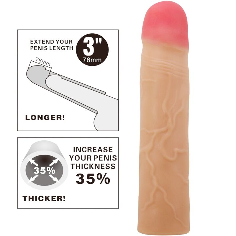 Pretty Lovekylian Penis Extender Cover Flesh | Niks.fi verkkokauppa