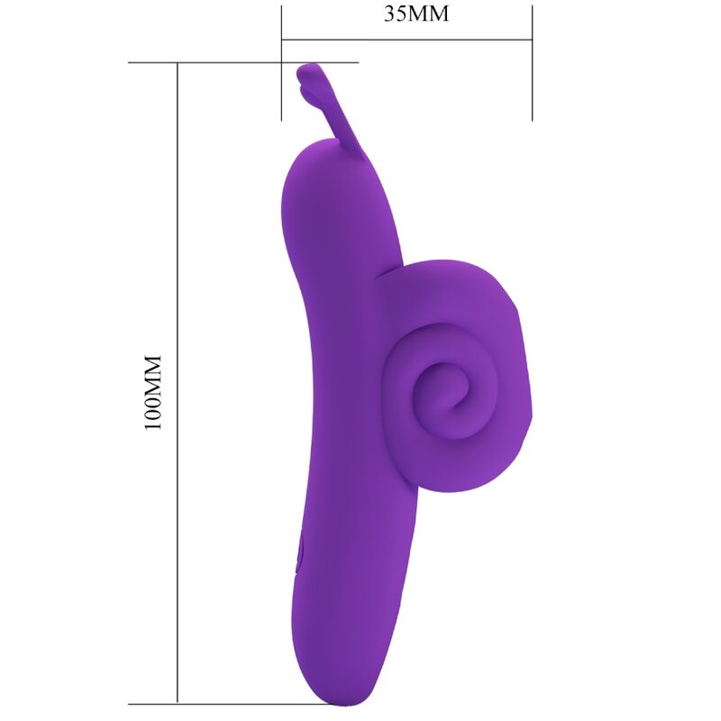 Snail Powerful Purple Finger Stimulator | Niks.fi verkkokauppa