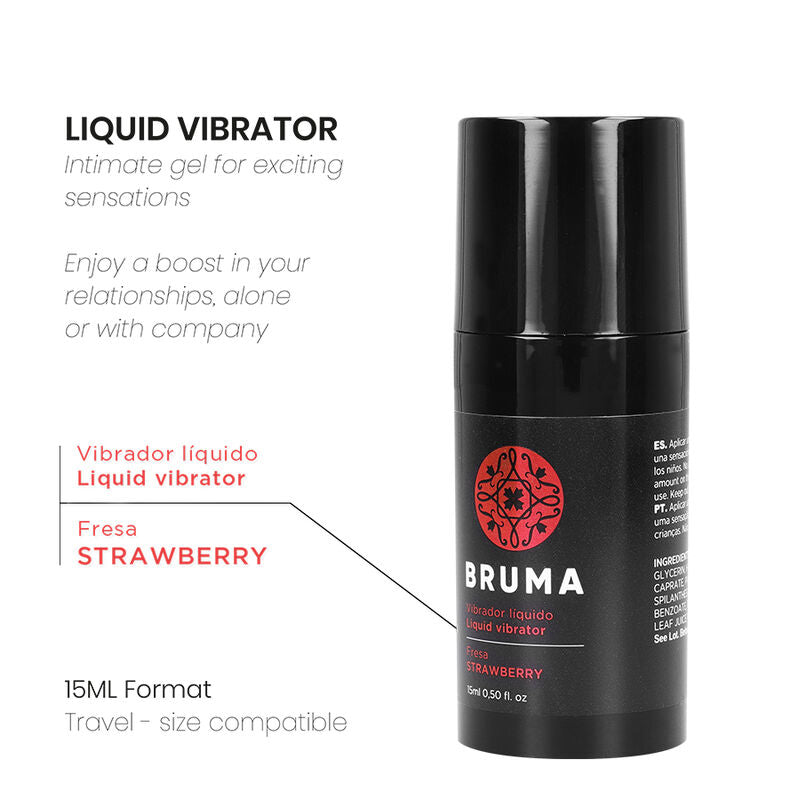 Liquid Vibrator Ultra Sliding Strawberry 15 Ml | Niks.fi verkkokauppa