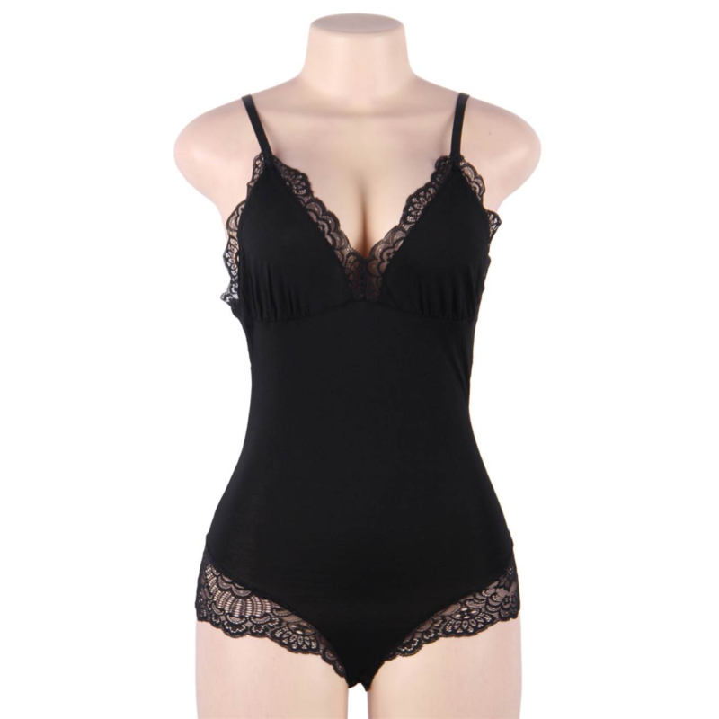 Subblimeblack Floral Lace Detail Teddy S/M | Niks.fi verkkokauppa