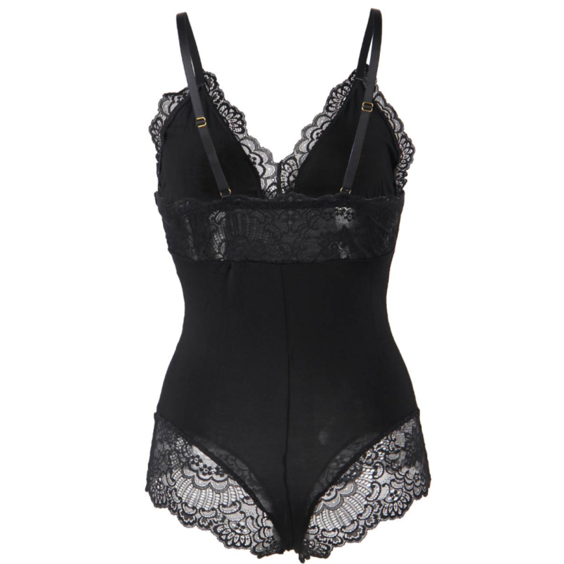 Subblimeblack Floral Lace Detail Teddy S/M | Niks.fi verkkokauppa