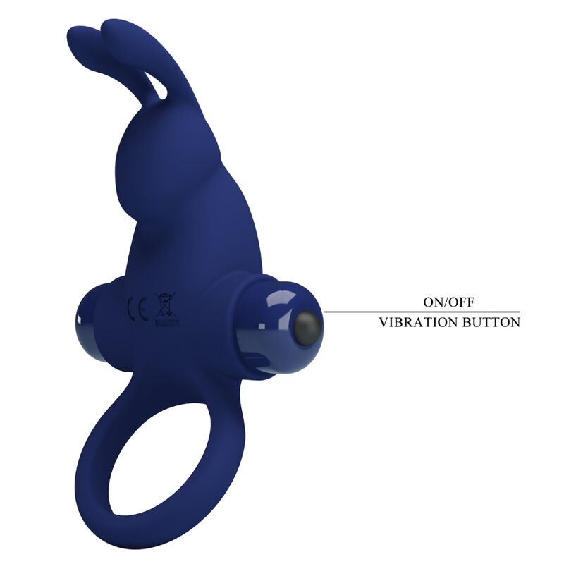 Pretty Lovejiro Rabbit Ring With Vibration Blue | Niks.fi verkkokauppa