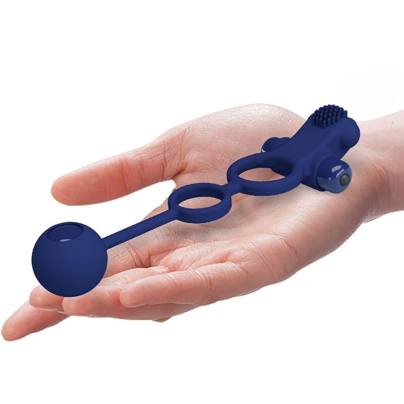 Pretty Loveremington Double Vibrating Ring With Plug Blue | Niks.fi verkkokauppa