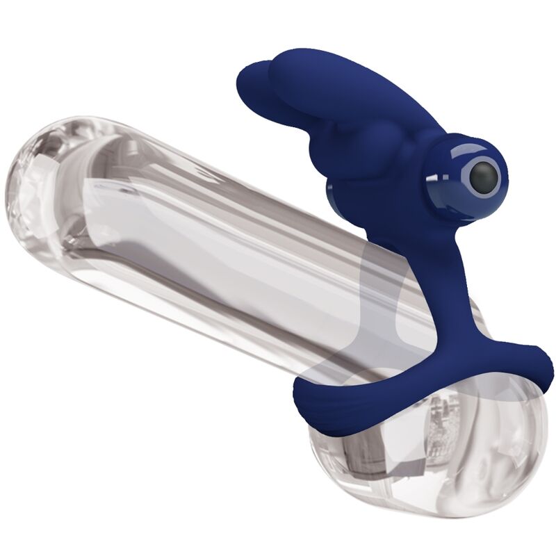 Pretty Lovefrancisco Double Vibrating Ring Rabbit Blue | Niks.fi verkkokauppa