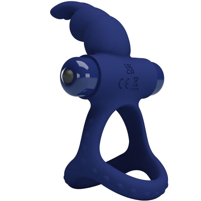 Pretty Loveluchito Double Vibrating Ring Rabbit Blue | Niks.fi verkkokauppa