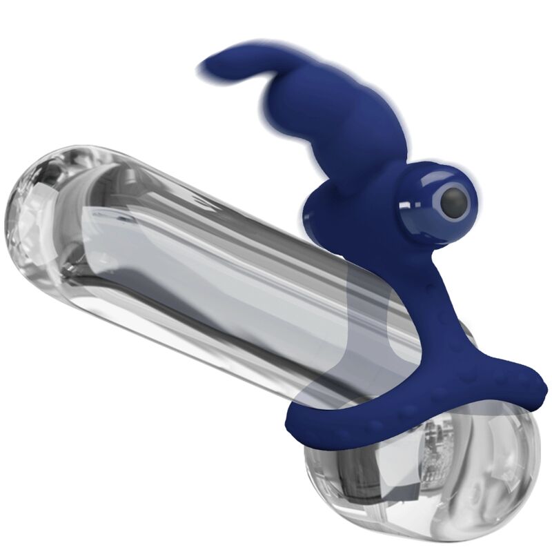 Pretty Loveluchito Double Vibrating Ring Rabbit Blue | Niks.fi verkkokauppa
