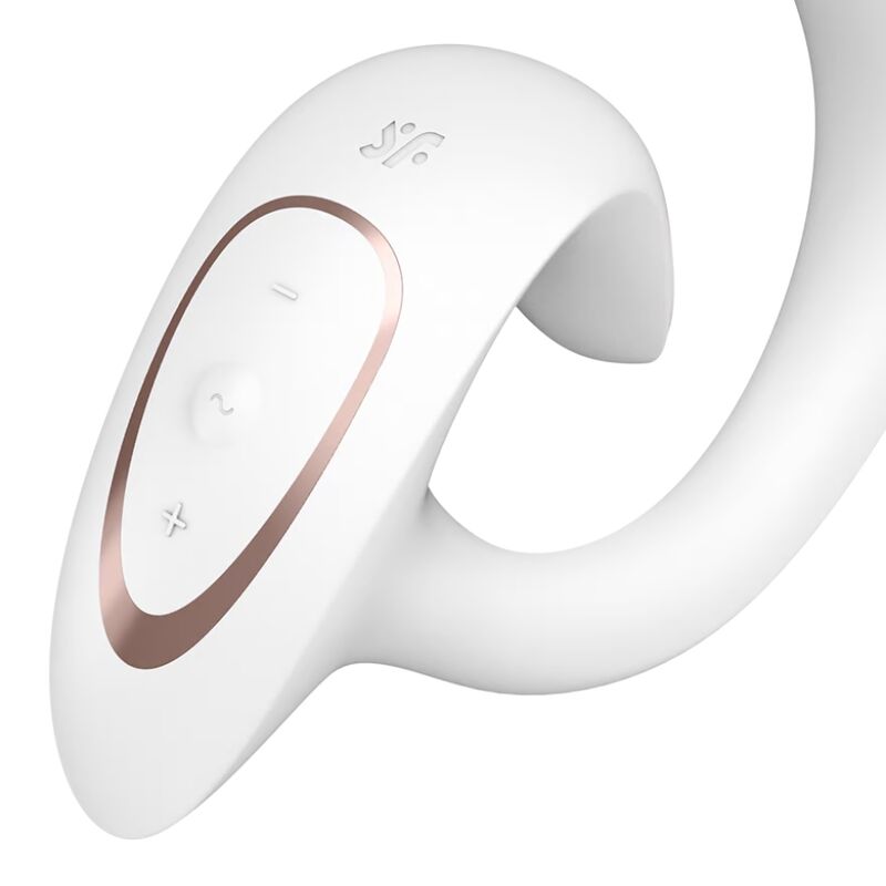 Satisfyerg For Goddess 1 Rabbit Vibrator White | Niks.fi verkkokauppa