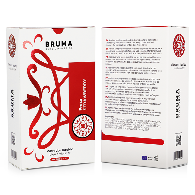 Liquid Vibrator Ultra Sliding Strawberry 15 Ml | Niks.fi verkkokauppa