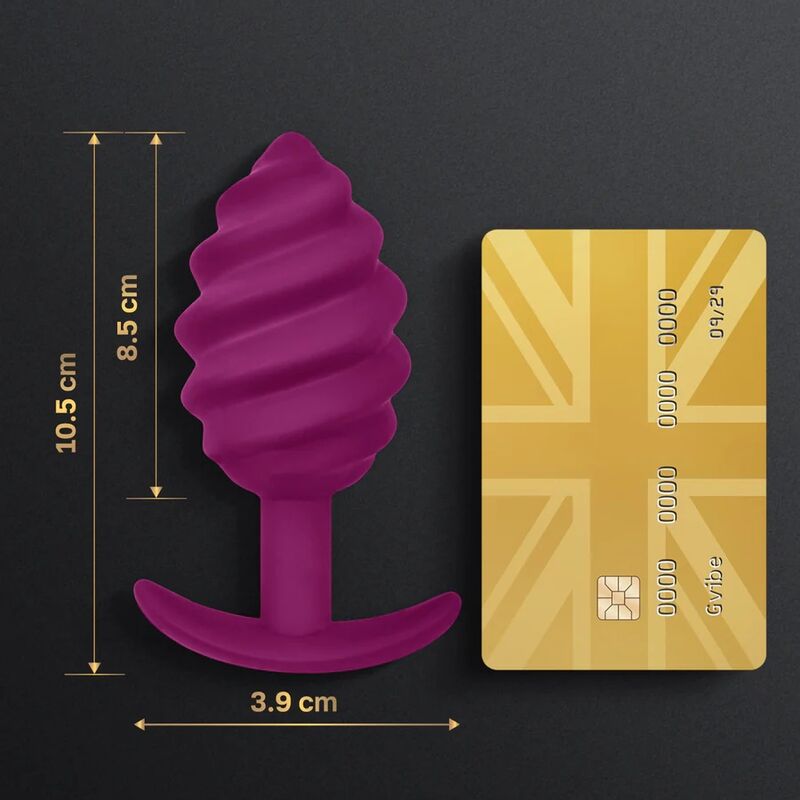 Gplug Twist 2 Purple Anal Plug | Niks.fi verkkokauppa