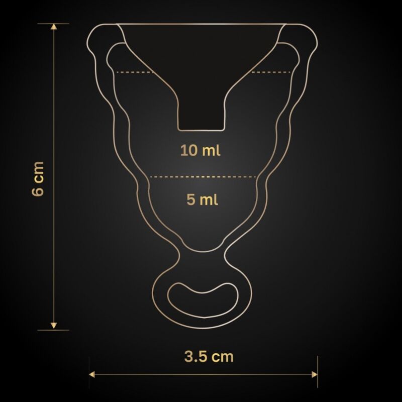Gcup Black Menstrual Cup | Niks.fi verkkokauppa