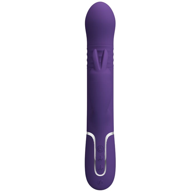 Pretty Lovecoale Rabbit Vibrator 4 In 1 Purple | Niks.fi verkkokauppa