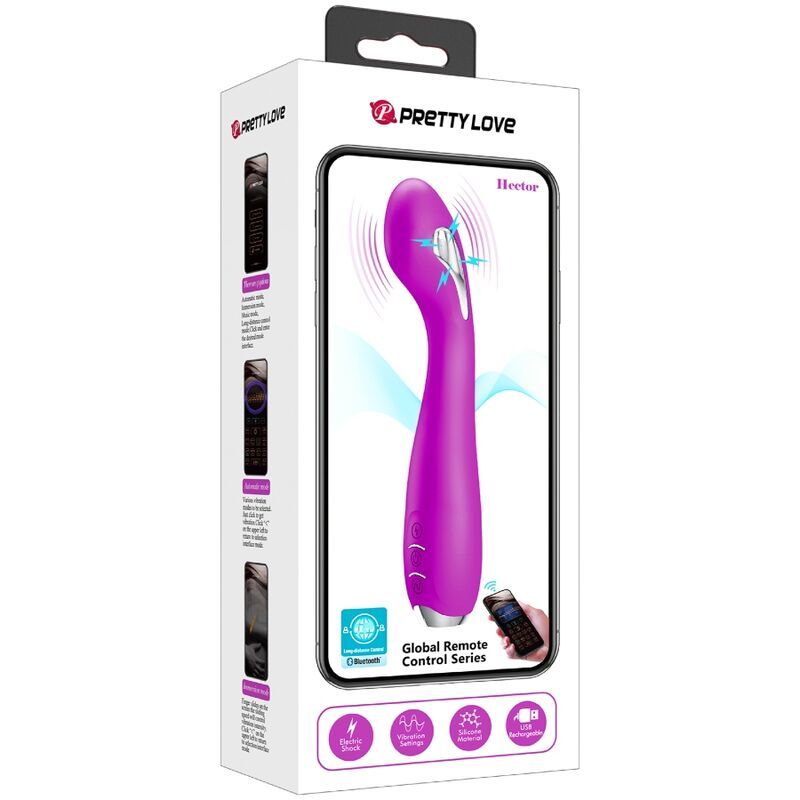 Pretty Lovehector Electroshock Vibrator Free App Violet | Niks.fi verkkokauppa