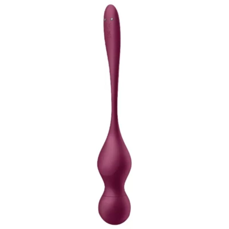 Satisfyerlove Birds Vary Vibrating Balls Free App Wine Red | Niks.fi verkkokauppa