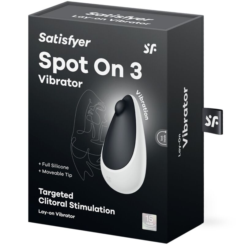 Satisfyerspot On 3 Clitoris Stimulator Black | Niks.fi verkkokauppa