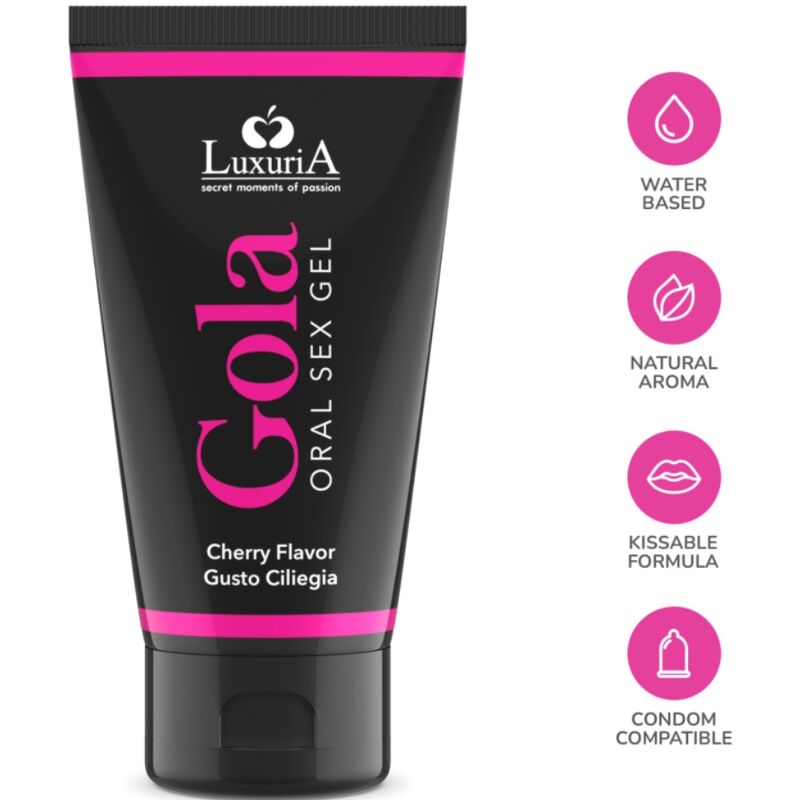 Intimateline Luxuriaoral Sex Gel Cherry Flavor 50 Ml | Niks.fi verkkokauppa