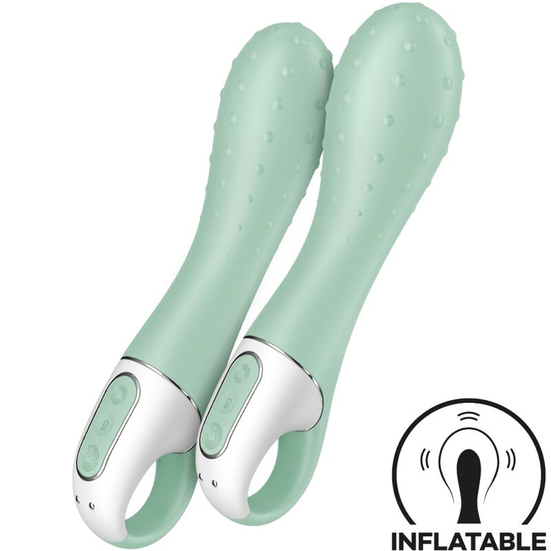 Satisfyerair Pump Vibrator 3 Inflatable G Point Mint | Niks.fi verkkokauppa