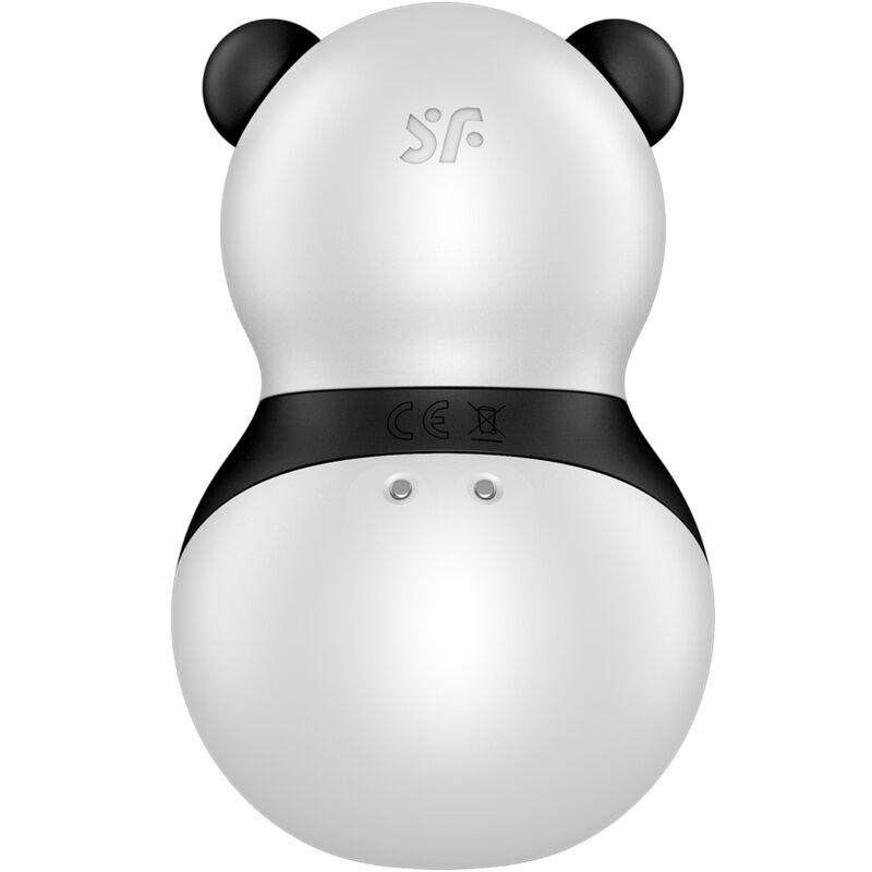 Satisfyerpocket Panda Stimulator & Vibrator Black And White | Niks.fi verkkokauppa