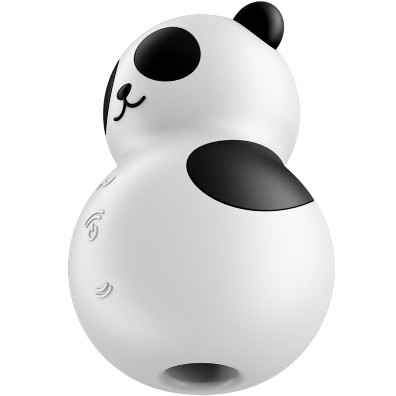 Satisfyerpocket Panda Stimulator & Vibrator Black And White | Niks.fi verkkokauppa