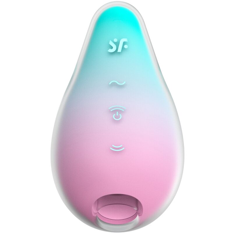Satisfyermermaid Vibes Stimulator & Vibrator Mint And Pink | Niks.fi verkkokauppa
