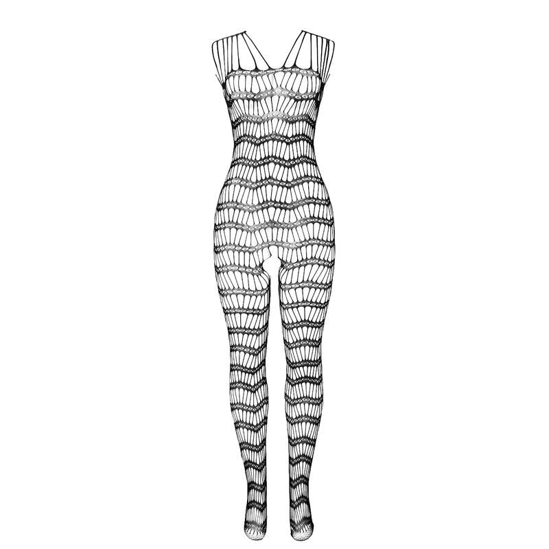 Subblime951696 Fishnet Crotchless Bodystocking With Straps On The Shoulders Black One Size | Niks.fi verkkokauppa