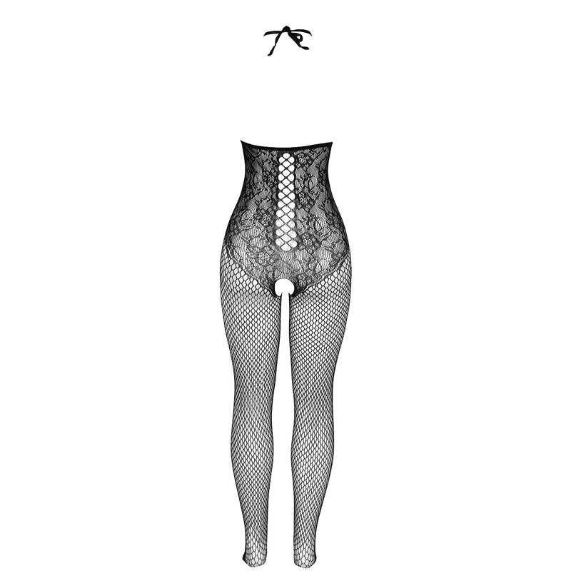 Subblime951849 Open Cup Fishnet Bodystocking And Halter Neck Black One Size | Niks.fi verkkokauppa