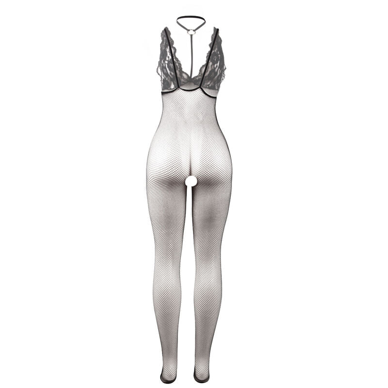 Subblime951993 Black Transparent Fishnet Crotchless Bodystocking One Size | Niks.fi verkkokauppa